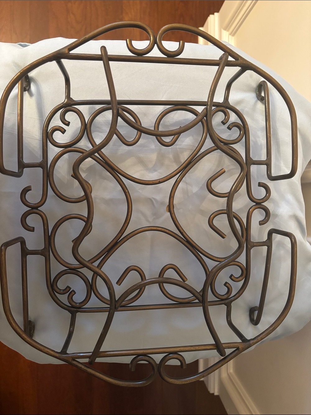 Princess House Bronze-Tone Chip and Dip Caddy